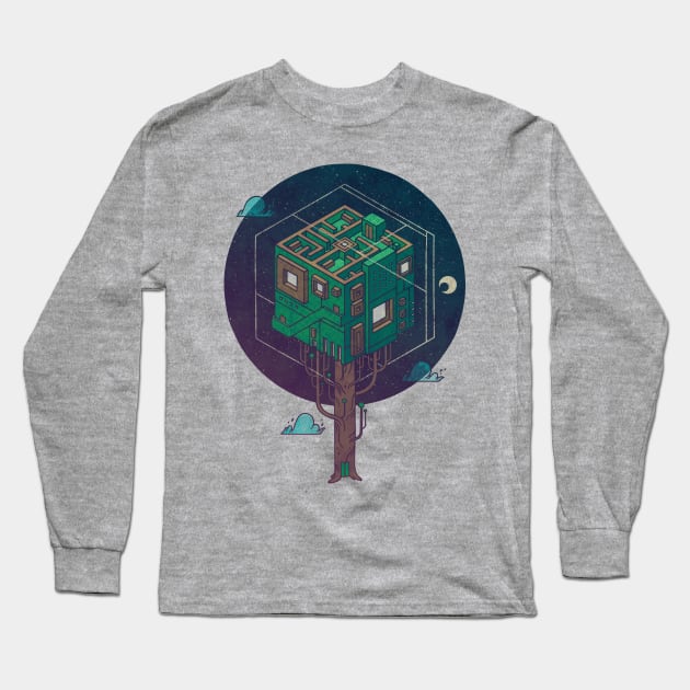 The Future is Green Long Sleeve T-Shirt by againstbound